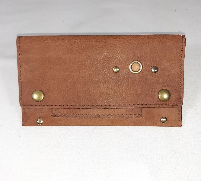 Blague &agrave; tabac cuir de ch&egrave;vre doubl&eacute;e cro&ucirc;te de porc